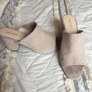 Nine West Suede Mules